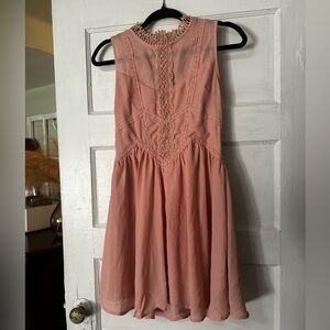 Pink Lace Dress
